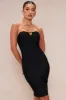 Clara Bandage Midi Dress - Black sold by Fashion Nova
