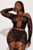 Midnight Stars Bodystocking Set - Black sold by Fashion Nova