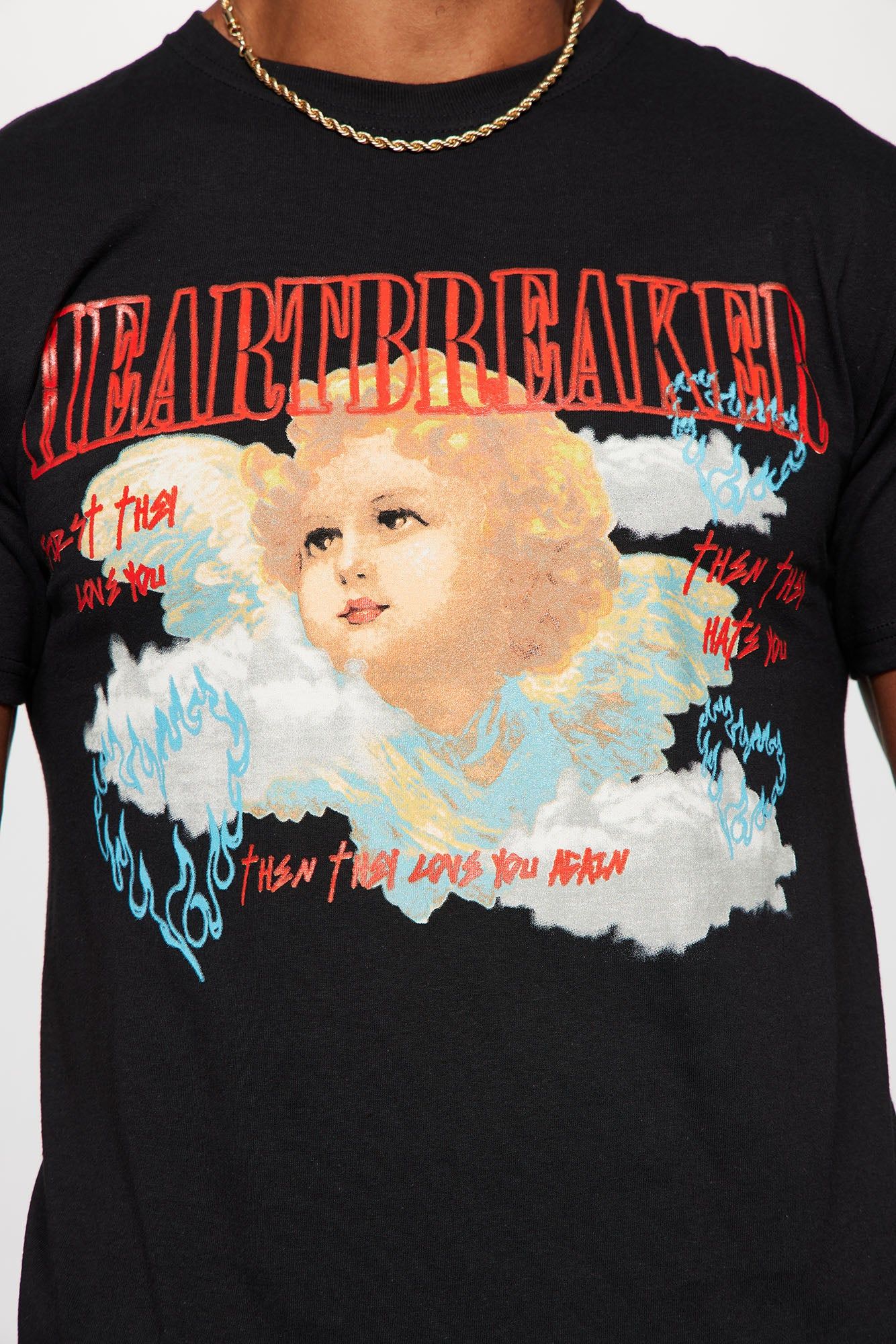 Love Hate Love Short Sleeve Tee - Black sold by Fashion Nova product image thumbnail 4