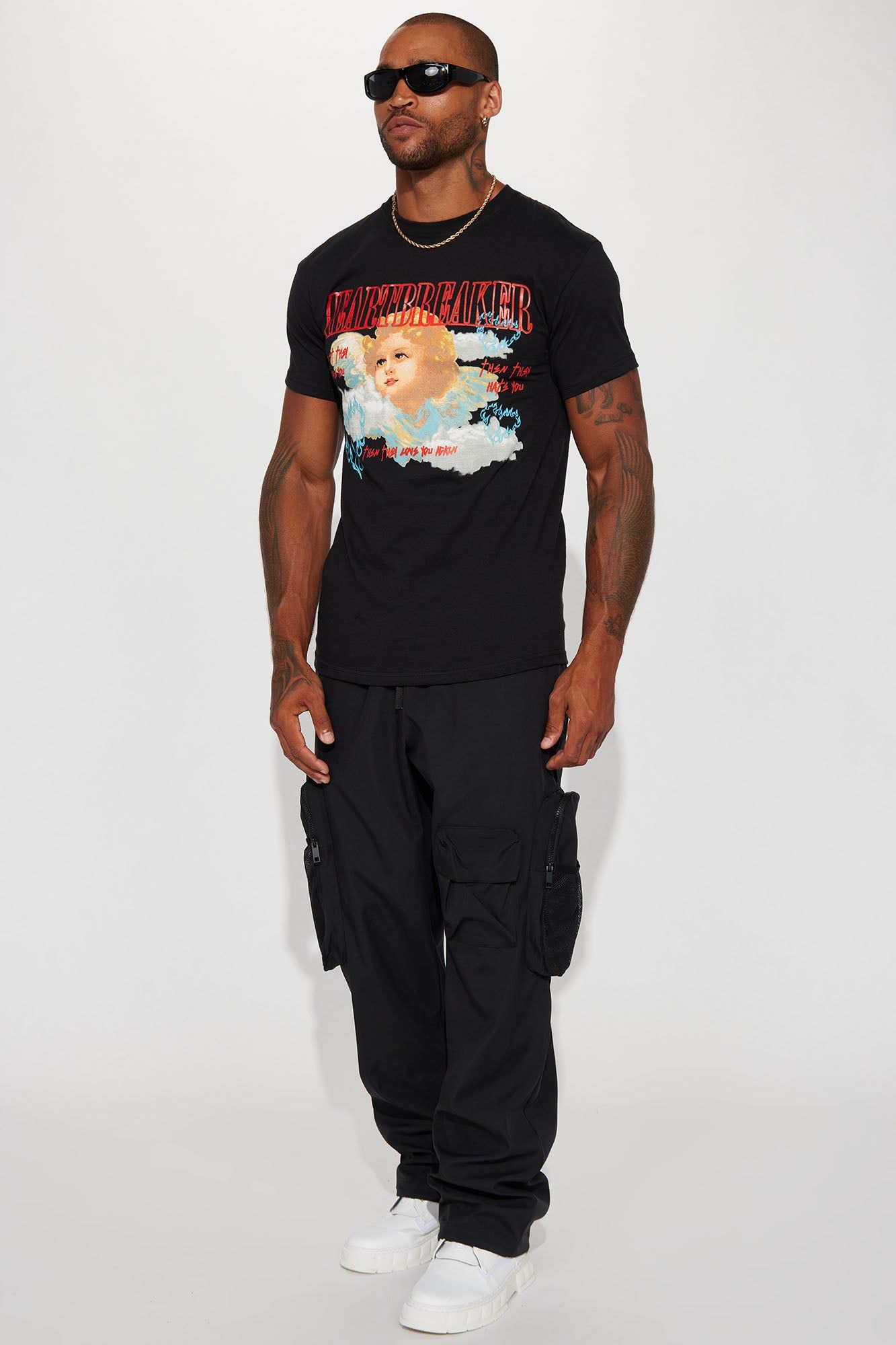 Love Hate Love Short Sleeve Tee - Black sold by Fashion Nova product image thumbnail 3