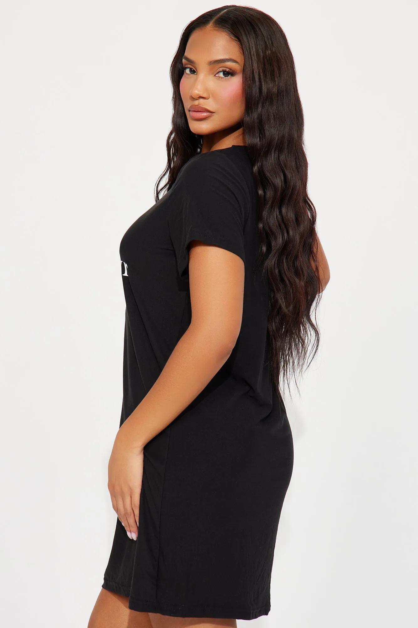 Out Of Your League PJ Sleep Shirt - Black sold by Fashion Nova product image thumbnail 3