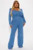 Sabrina Denim Jumpsuit - Medium Wash sold by Fashion Nova