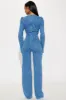 Sabrina Denim Jumpsuit - Medium Wash sold by Fashion Nova