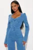 Sabrina Denim Jumpsuit - Medium Wash sold by Fashion Nova