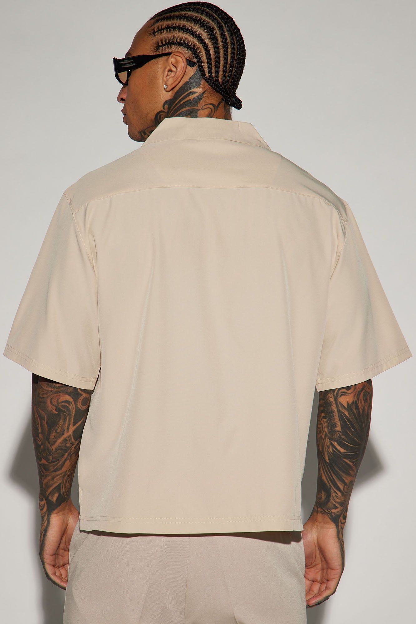 Saints Social Club Button Up Shirt - Ivory sold by Fashion Nova product image thumbnail 3