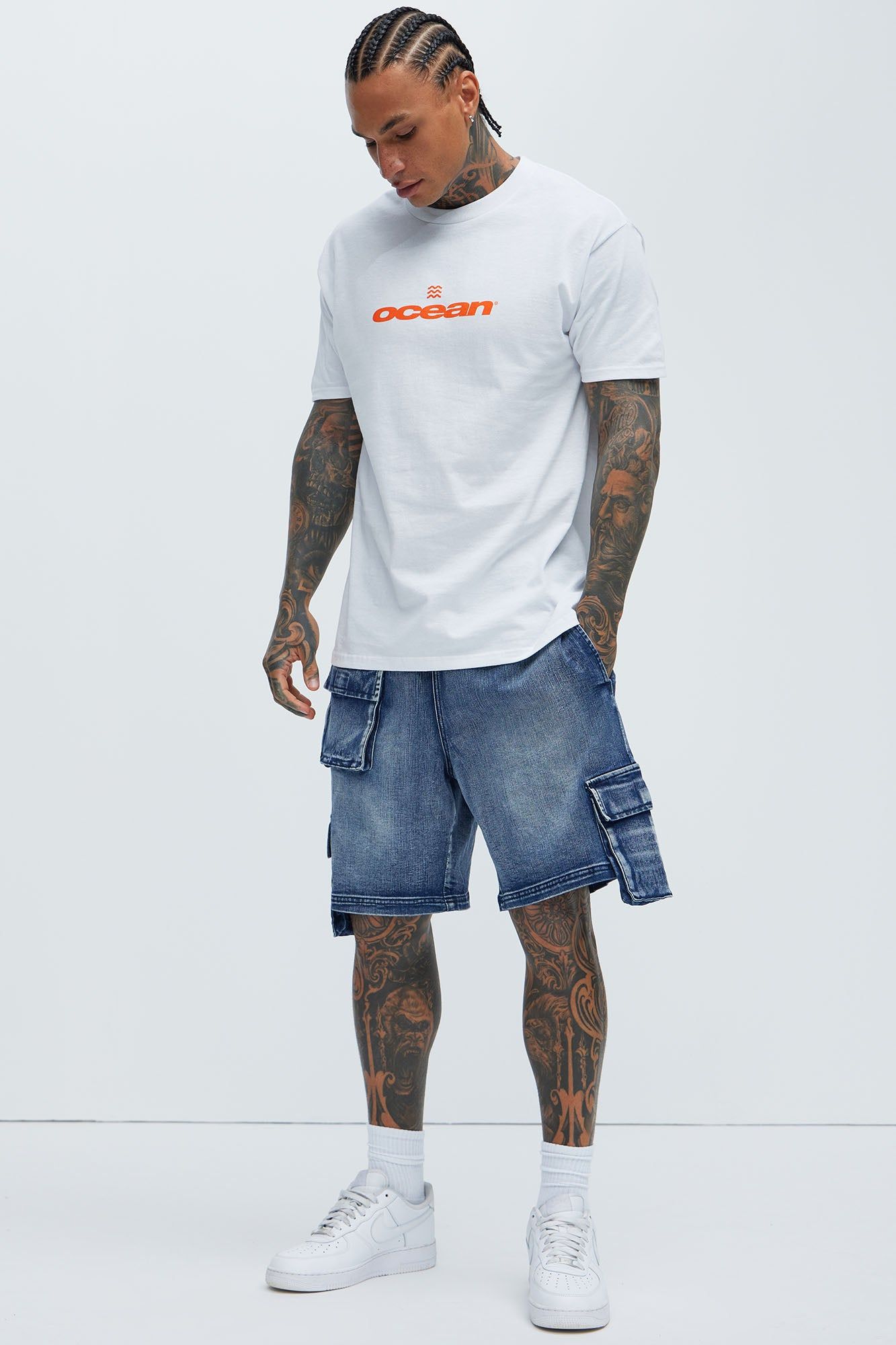 Ocean Current Short Sleeve Tee - White sold by Fashion Nova product image thumbnail 2