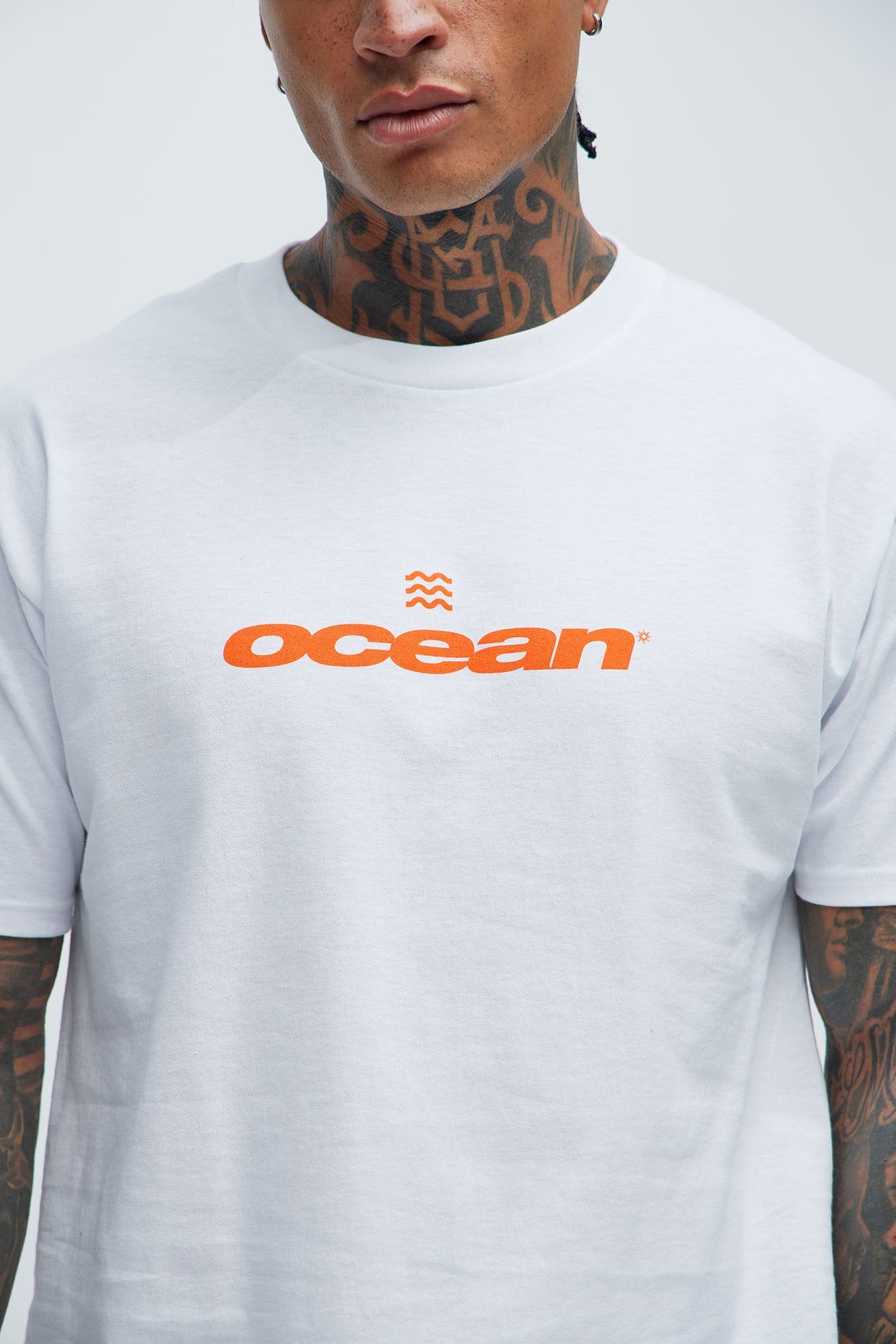 Ocean Current Short Sleeve Tee - White sold by Fashion Nova product image thumbnail 3
