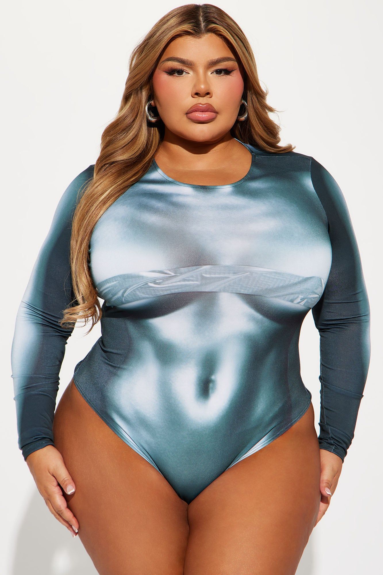 Just For Fun Bodysuit - Green/combo sold by Fashion Nova product image thumbnail 5