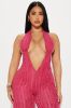 Taking A Trip Jumpsuit - Fuchsia sold by Fashion Nova