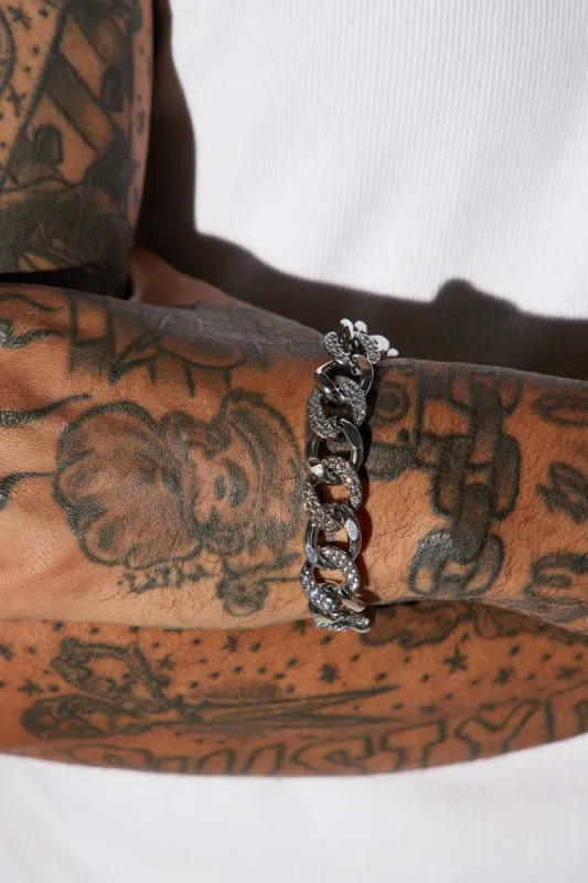 Go Long Cuban Chain Bracelet - Silver sold by Fashion Nova