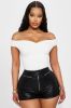 Date Night Off Shoulder Bodysuit - Off White sold by Fashion Nova
