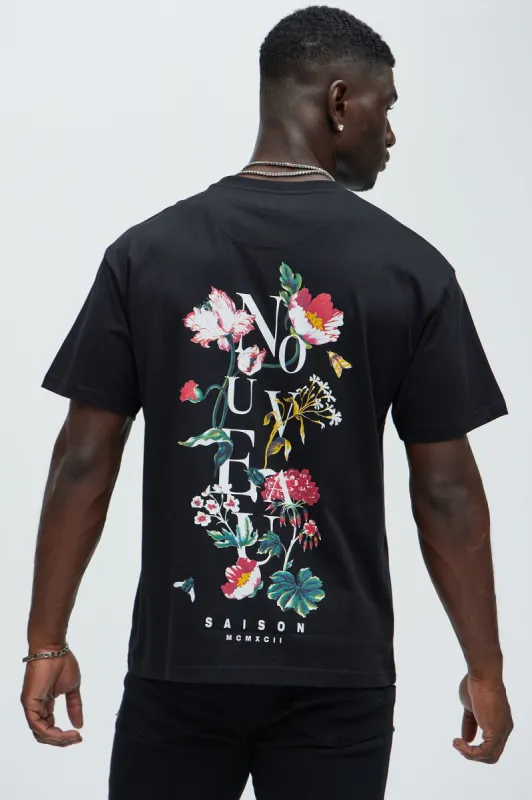 NOUVEAU Short Sleeve Tee - Black sold by Fashion Nova