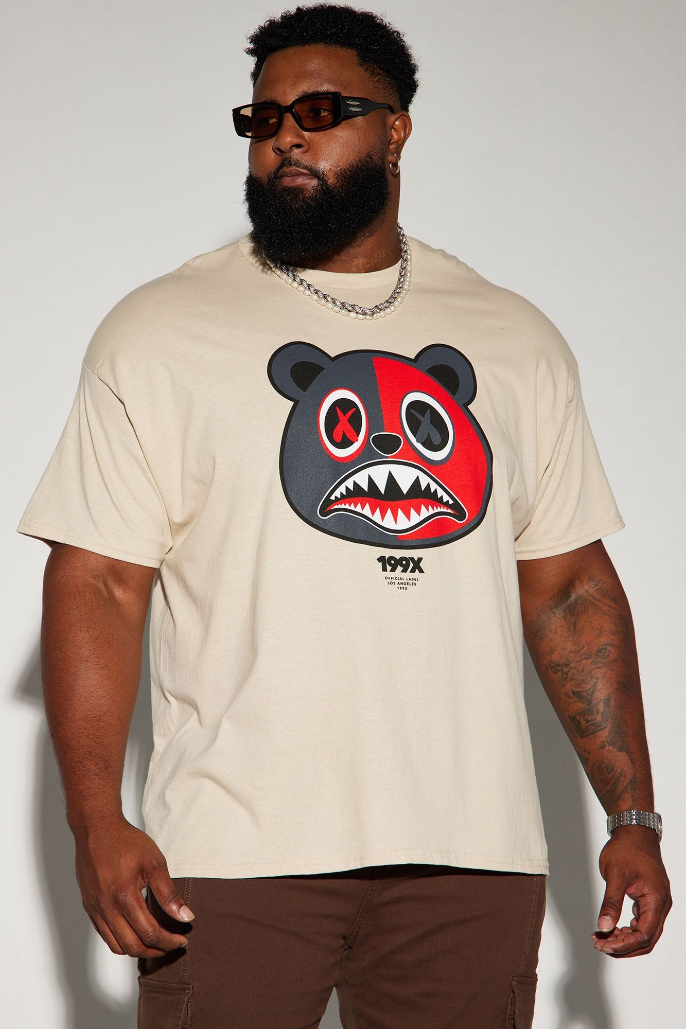 199X Bear Short Sleeve Tee - Tan sold by Fashion Nova product image thumbnail 2