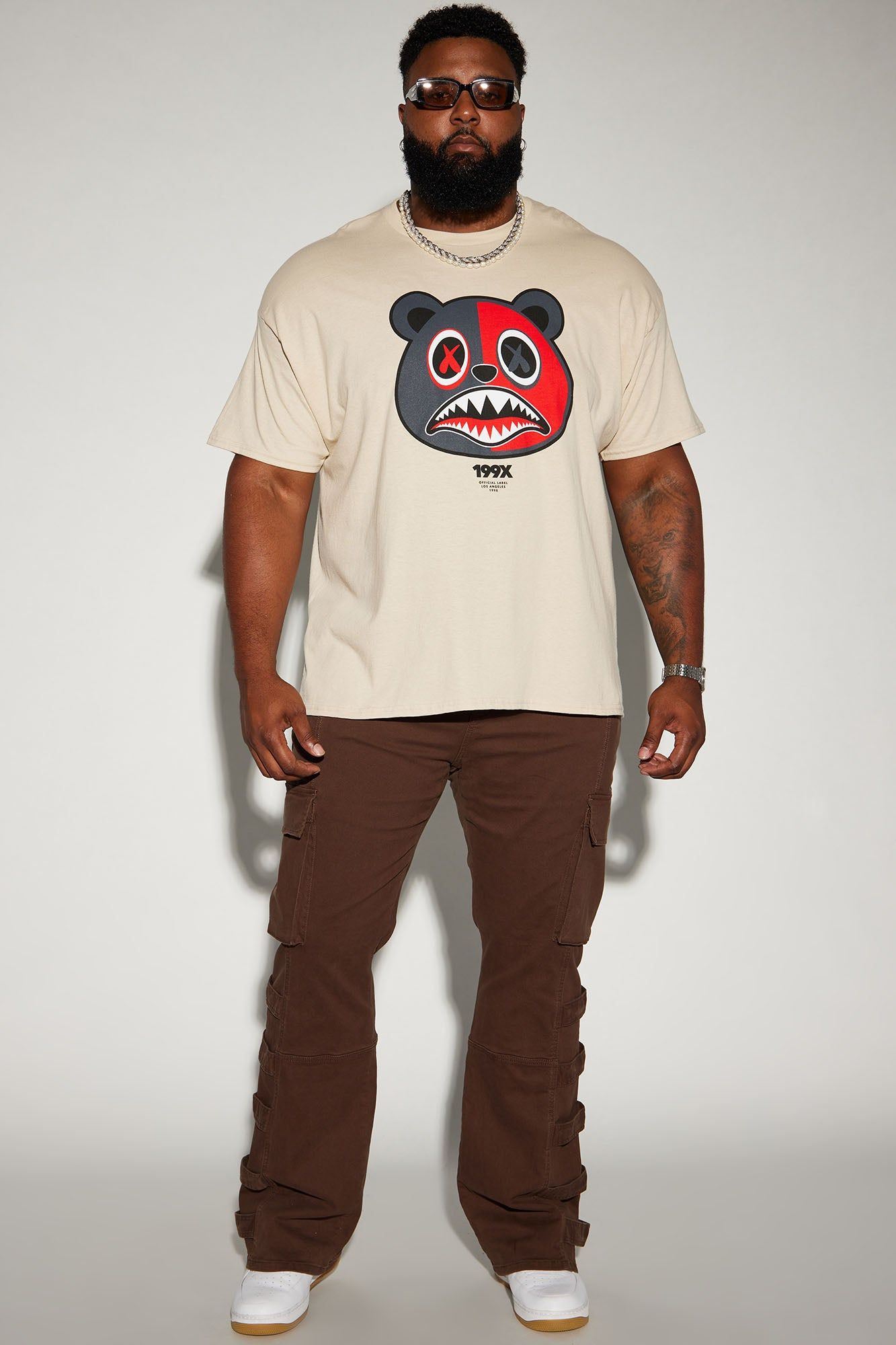 199X Bear Short Sleeve Tee - Tan sold by Fashion Nova product image thumbnail 3