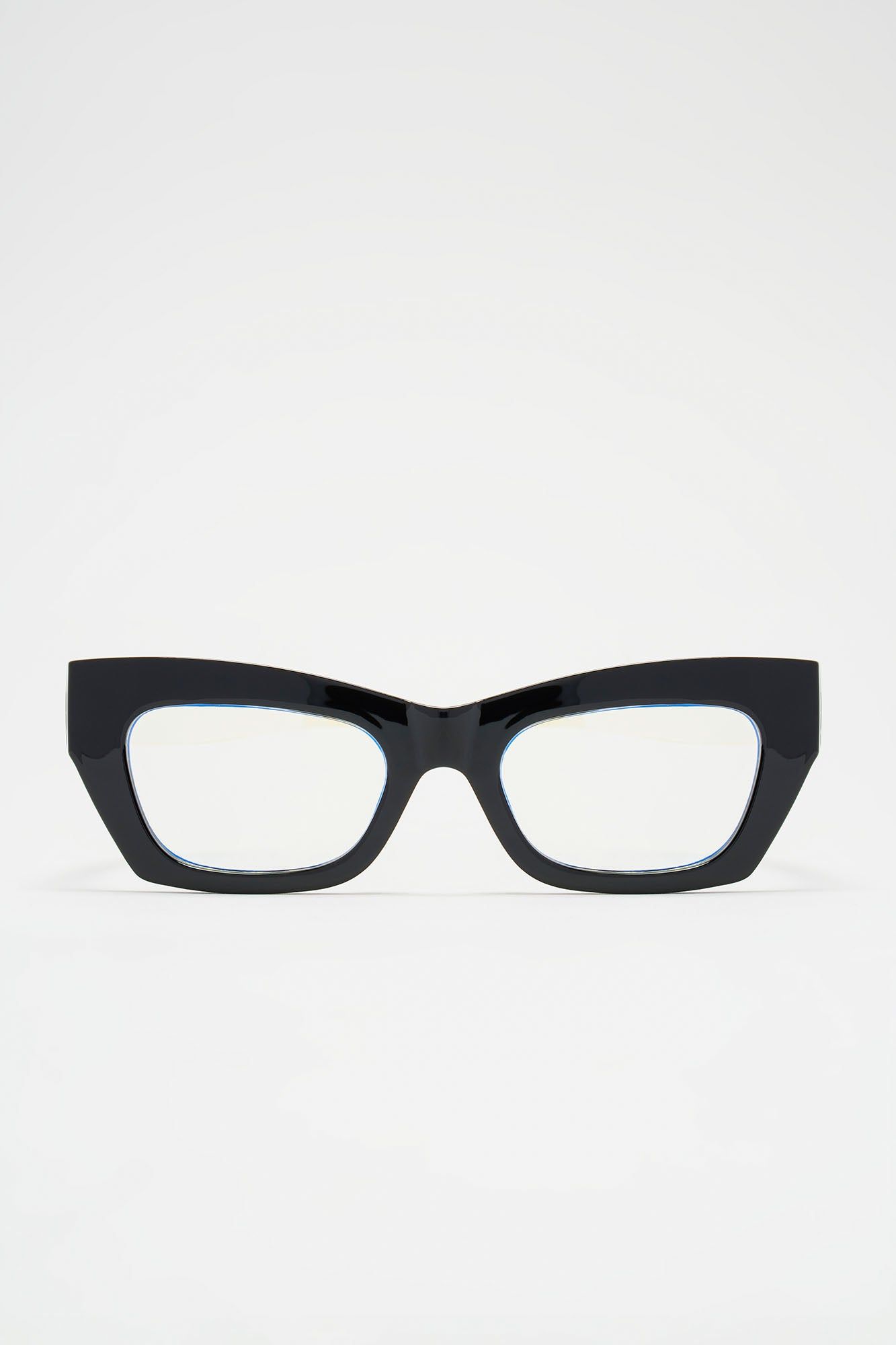 Trendiest In The Office Blue Light Glasses - Black sold by Fashion Nova product image thumbnail 2
