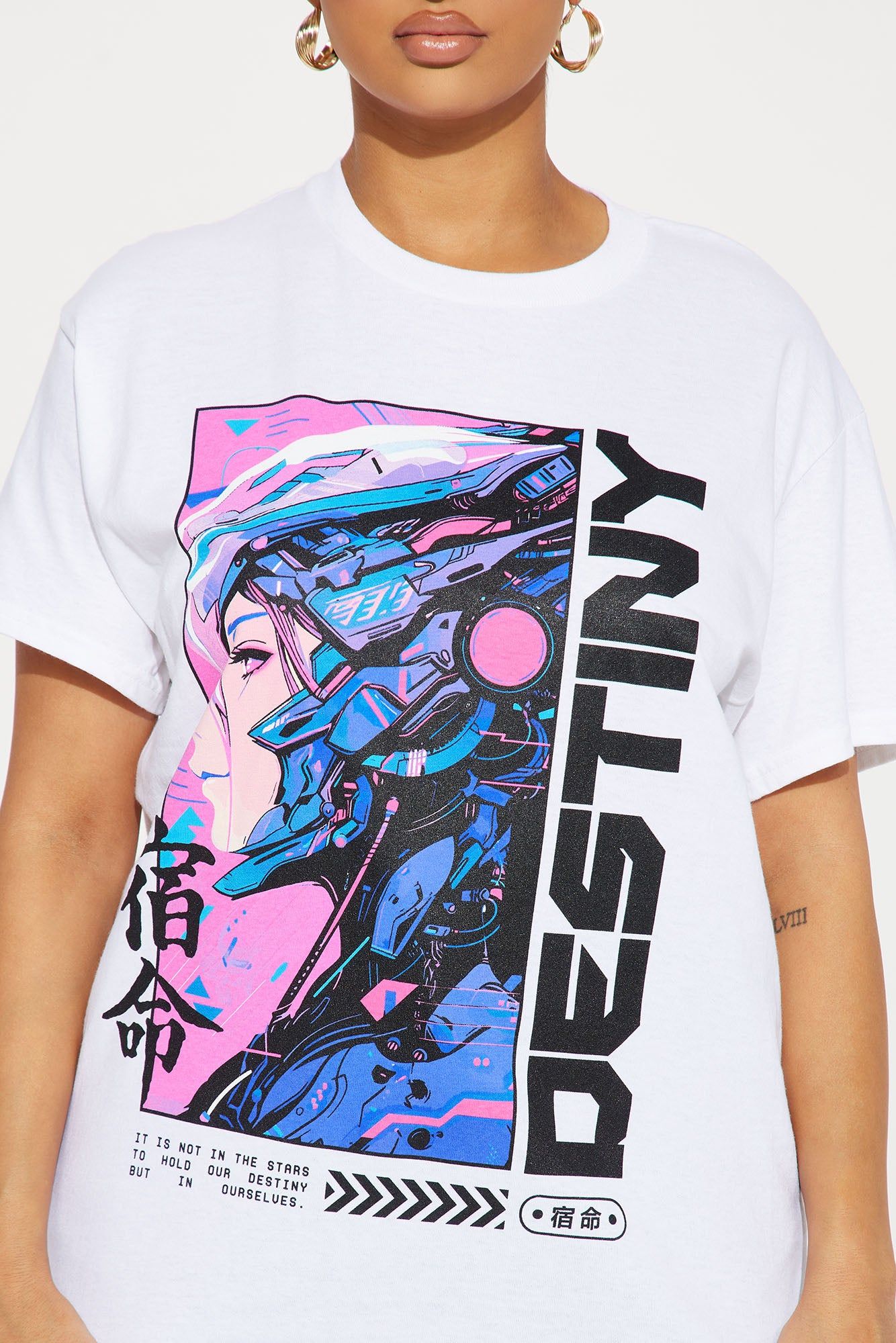 Destiny Graphic Tee - White sold by Fashion Nova product image thumbnail 3