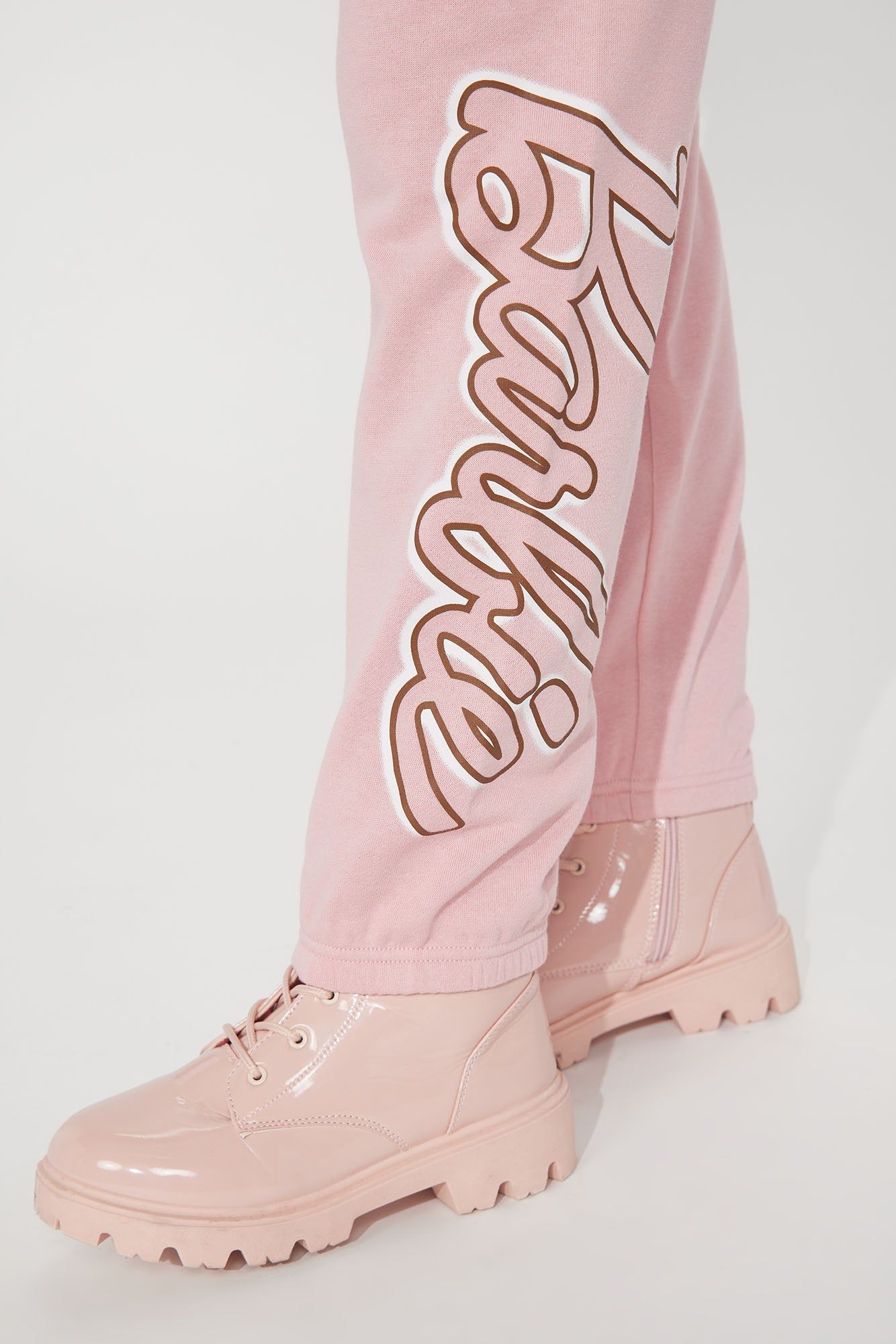 Mini Barbie Girl Jogger Set - Pink sold by Fashion Nova product image thumbnail 4