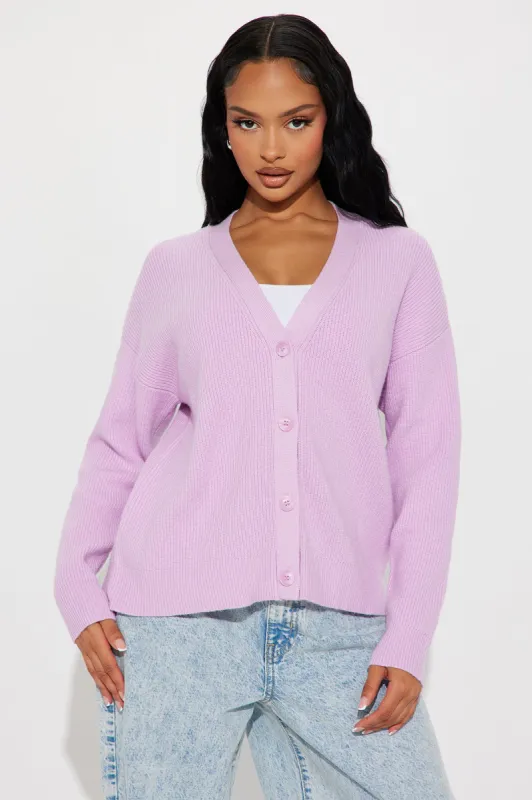 Day Dream Cardigan - Lavender sold by Fashion Nova