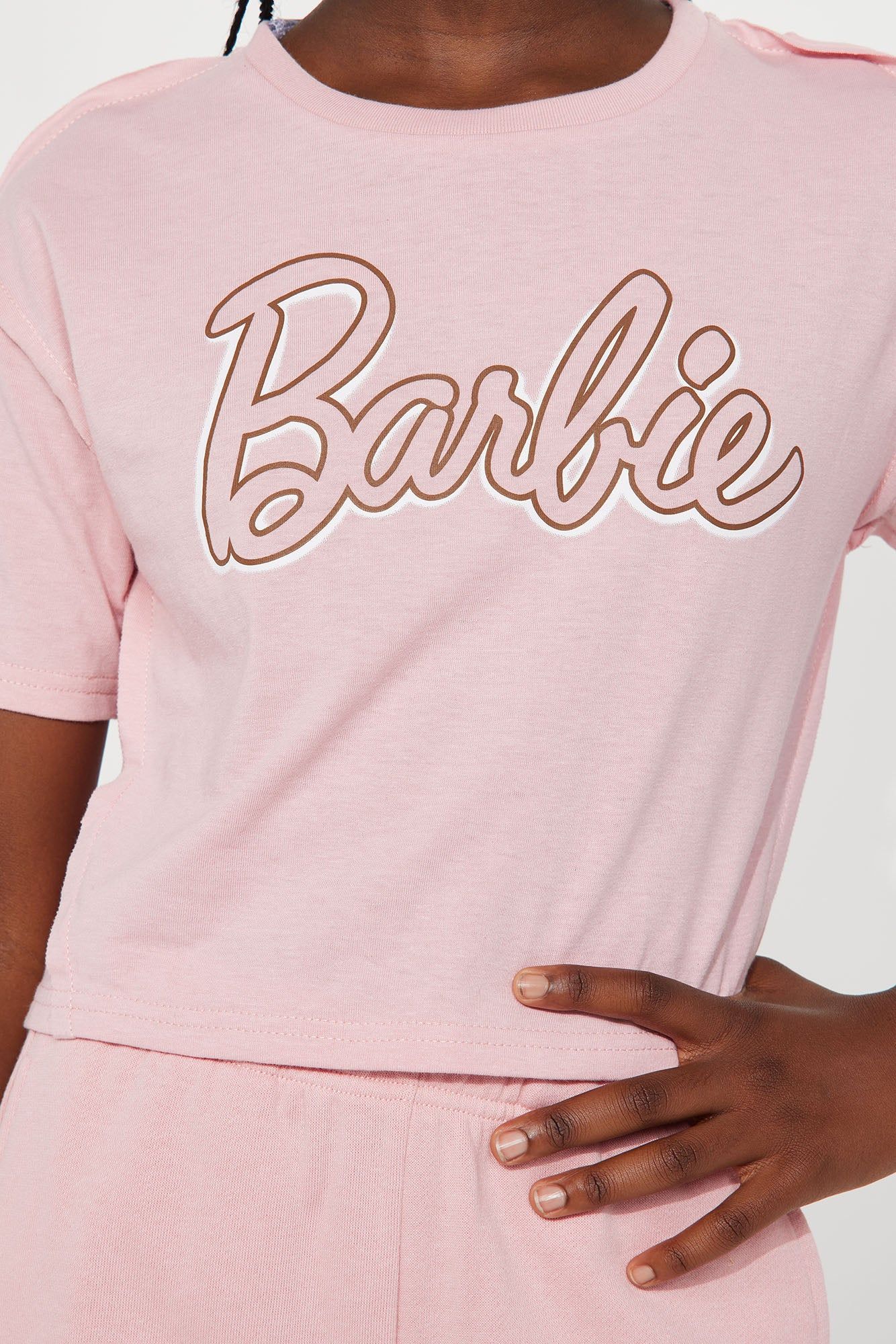 Mini Barbie Girl Jogger Set - Pink sold by Fashion Nova product image thumbnail 3