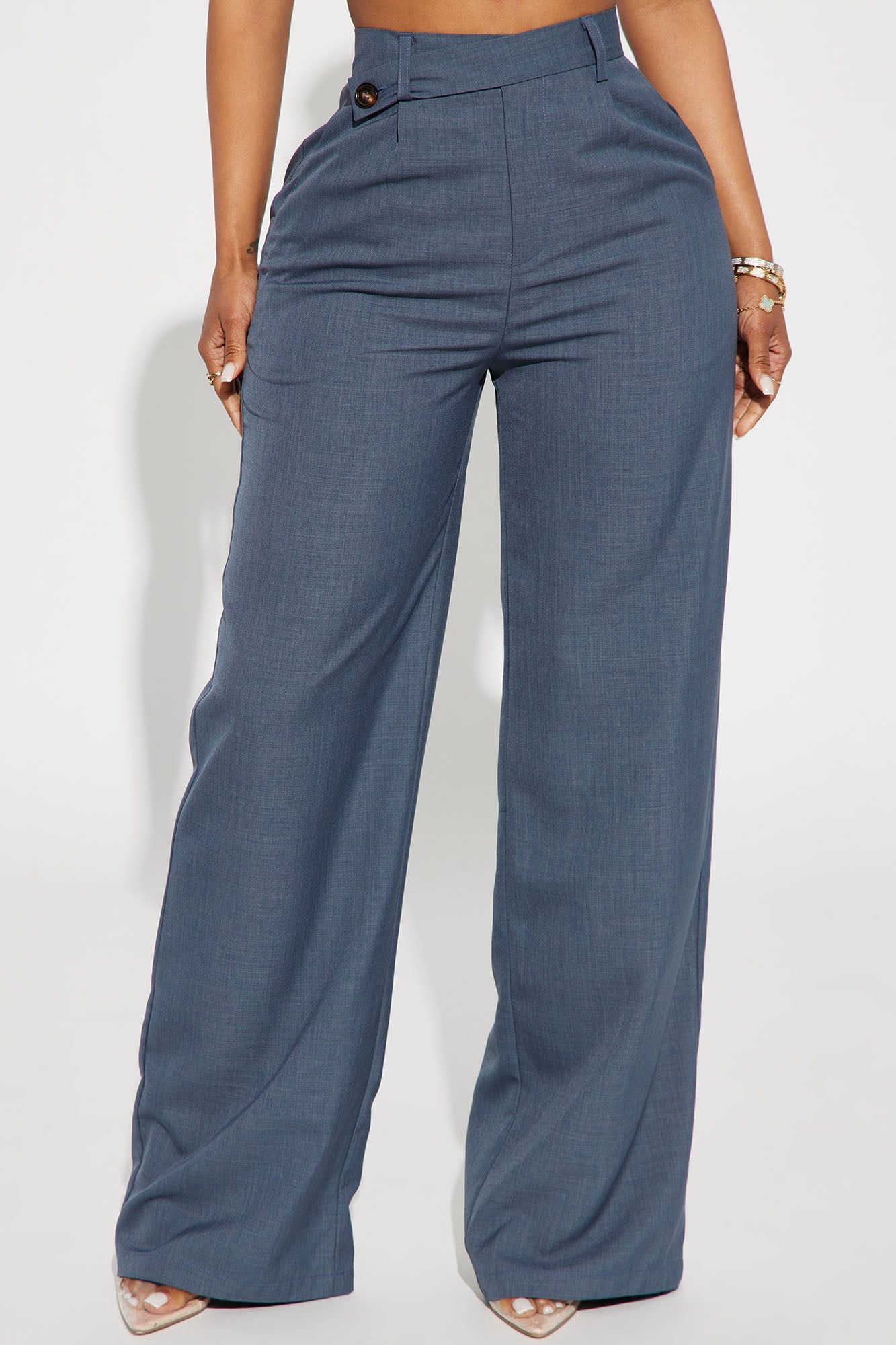 Karli Wide Leg Pant - Navy sold by Fashion Nova product image thumbnail 2