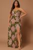 Elodie Floral Embroidered Gown - Pink/combo sold by Fashion Nova