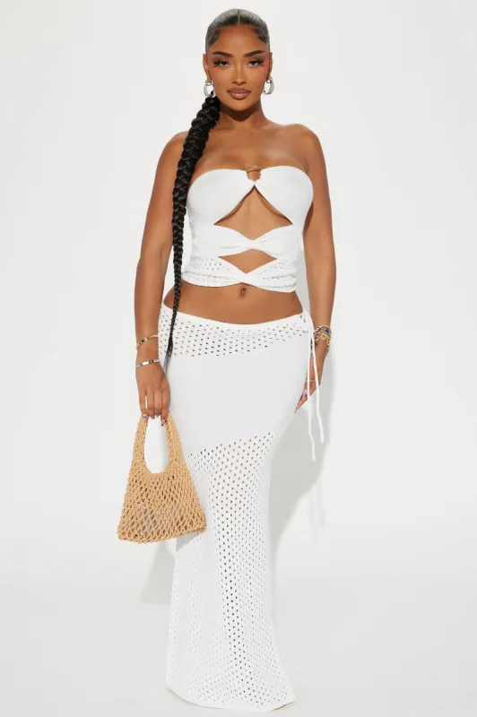 Your Princess Pleated Skirt Set - Taupe sold by Fashion Nova