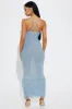 Delany Knit Maxi Dress - Dusty Blue sold by Fashion Nova