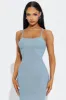 Delany Knit Maxi Dress - Dusty Blue sold by Fashion Nova