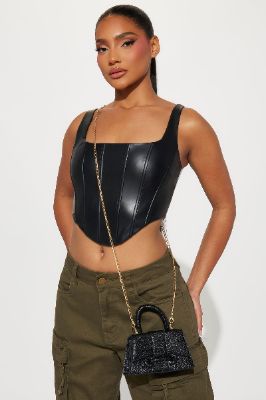 Lavish Afternoon Handbag - Black sold by Fashion Nova