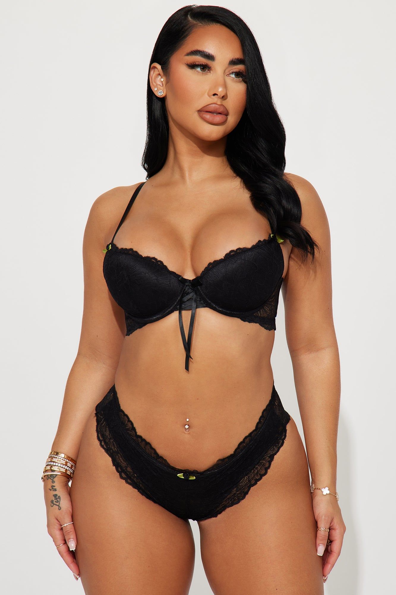 Luxe In Love Lace Hipster Panty - Black sold by Fashion Nova product image thumbnail 2