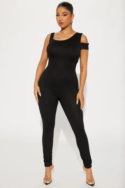 Make My Week Jumpsuit  - Black sold by Fashion Nova