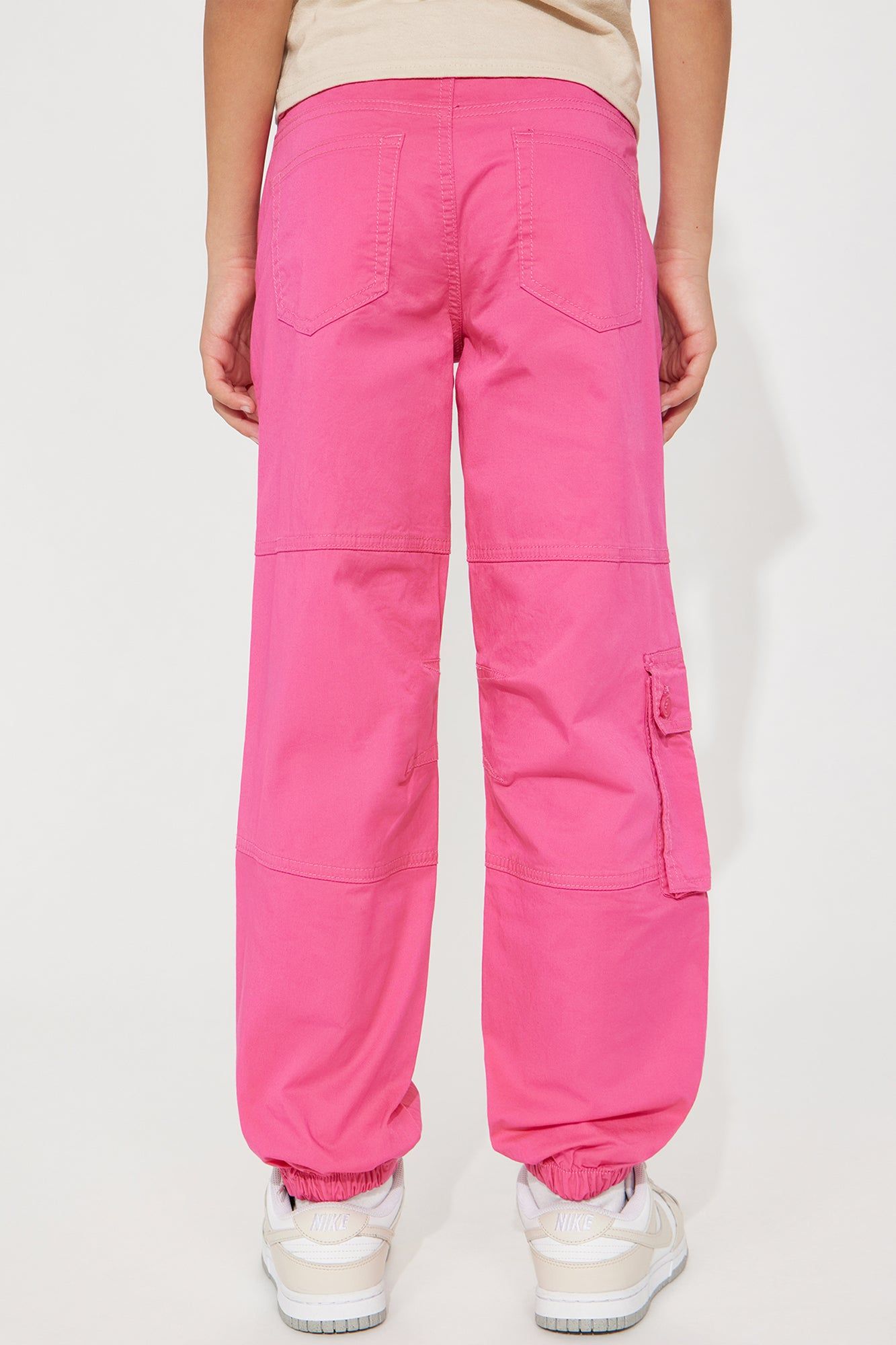 Mini Lil Riri Cargo Jogger Pant - Hot Pink sold by Fashion Nova product image thumbnail 4