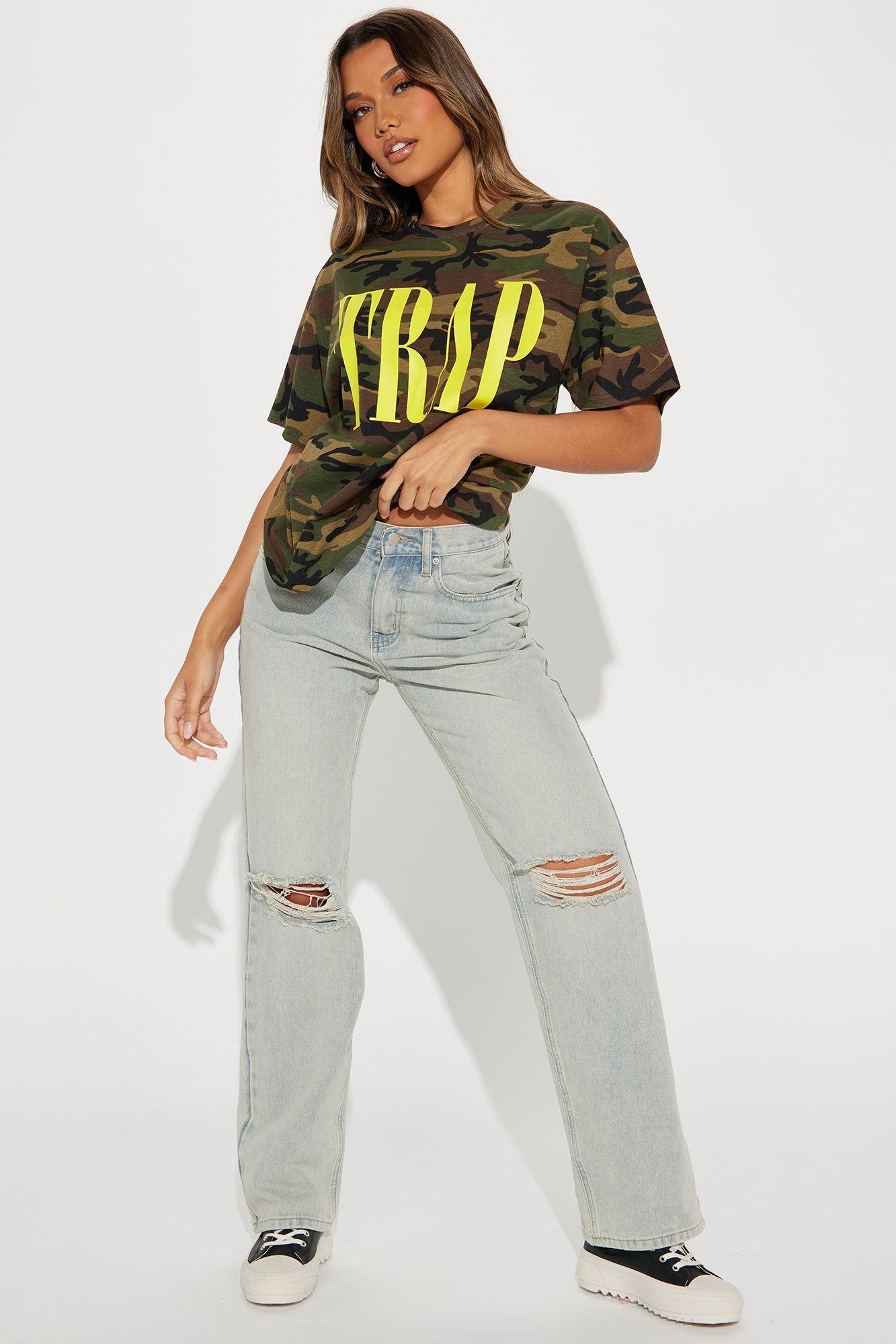 Trap Camo Tshirt - Camouflage sold by Fashion Nova product image thumbnail 2