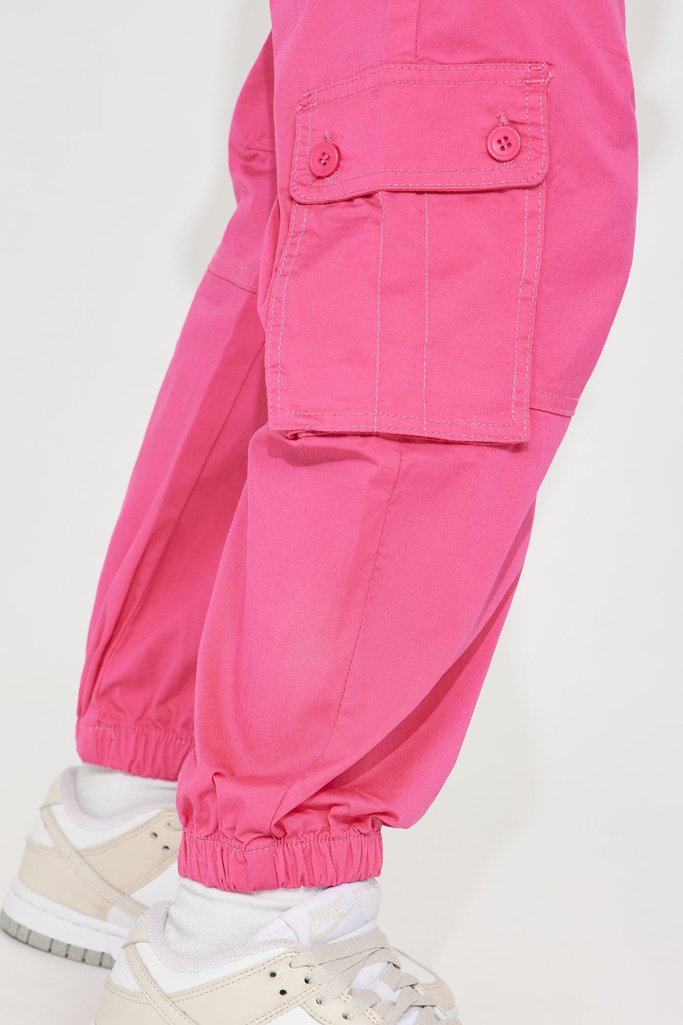 Mini Lil Riri Cargo Jogger Pant - Hot Pink sold by Fashion Nova product image thumbnail 3
