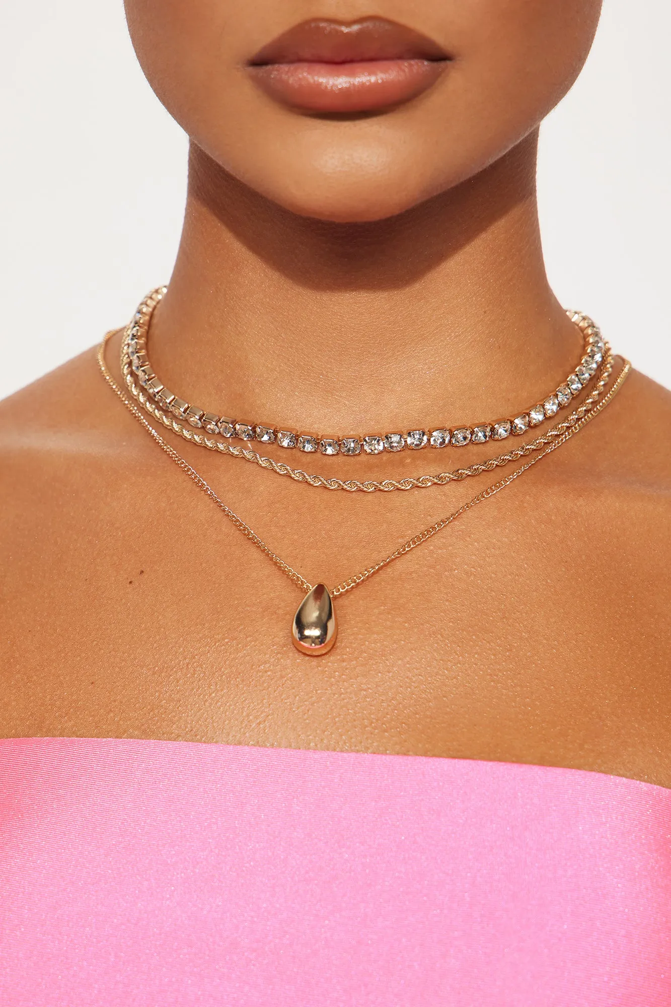 For Every Moment Necklace - Gold sold by Fashion Nova