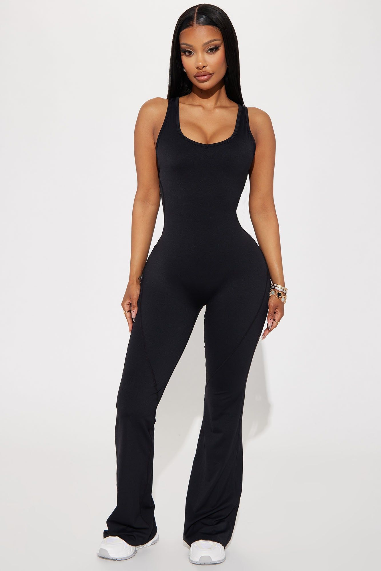 Let's Get It Active Jumpsuit - Black sold by Fashion Nova product image thumbnail 3