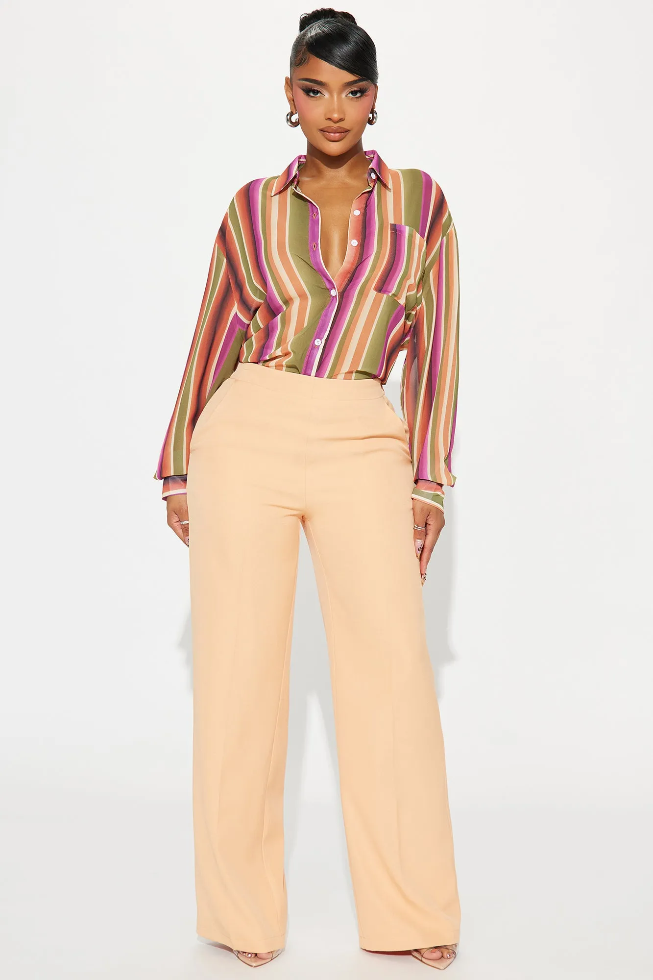 Watermelon Sugar Striped Shirt - Multi Color sold by Fashion Nova product image thumbnail 2