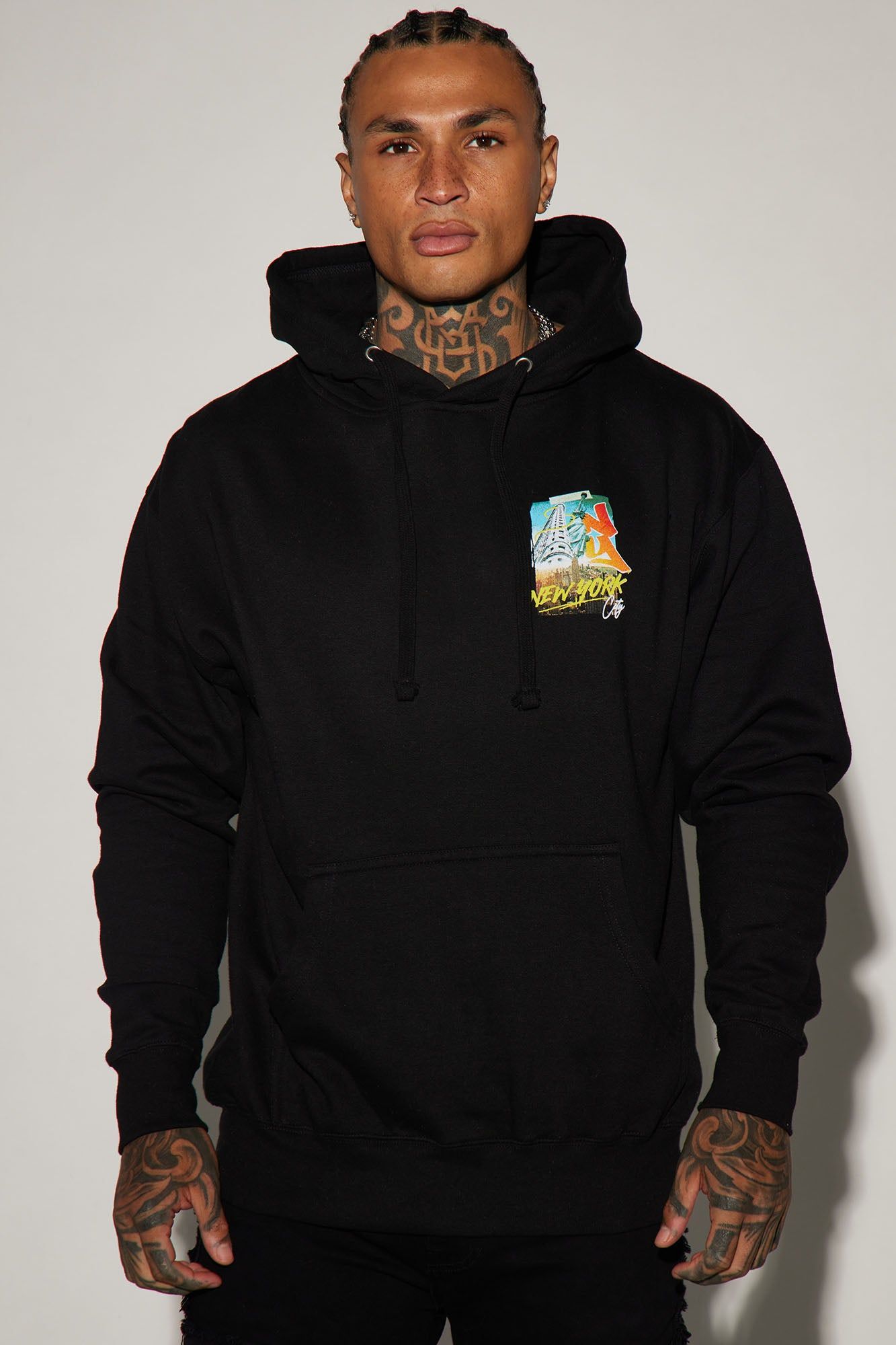 NYC Poster Hoodie - Black sold by Fashion Nova