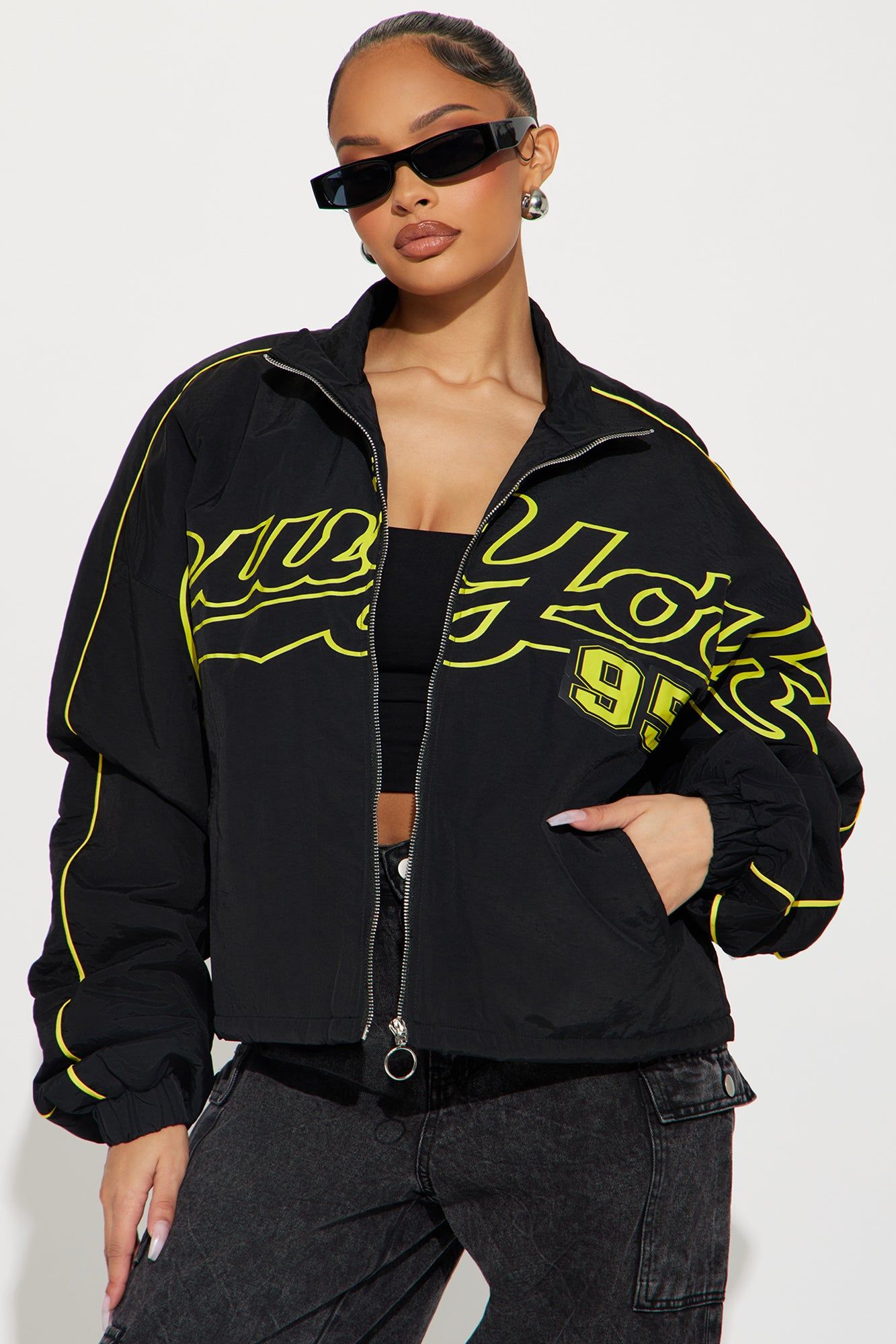 New Yorker Jacket - Black sold by Fashion Nova