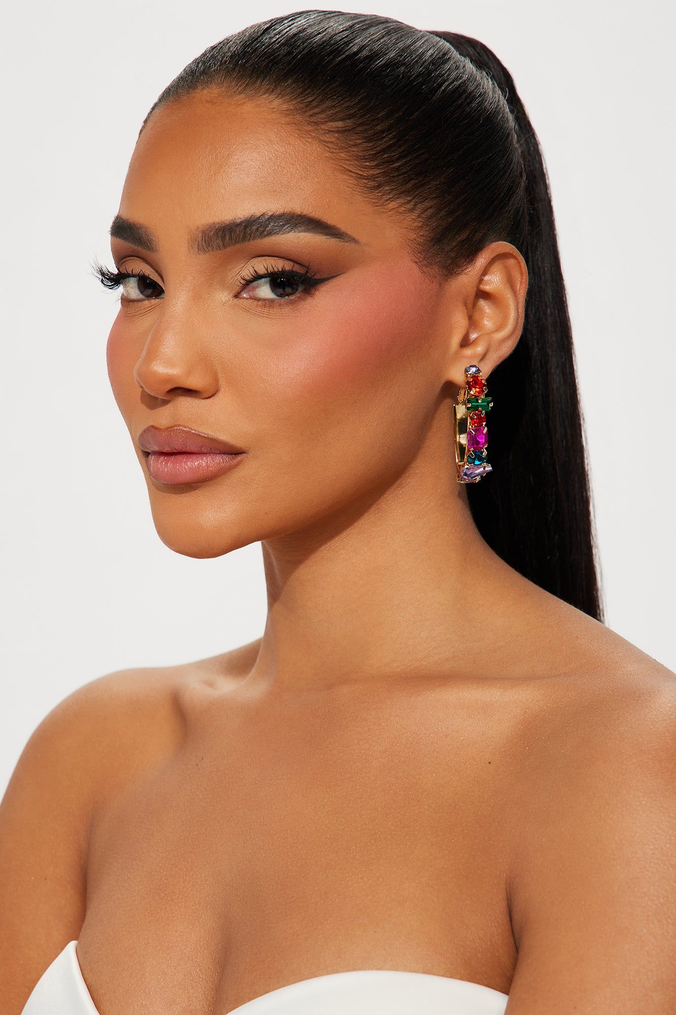 Got You Hooked On Me Earrings - Gold/Multi sold by Fashion Nova product image thumbnail 3
