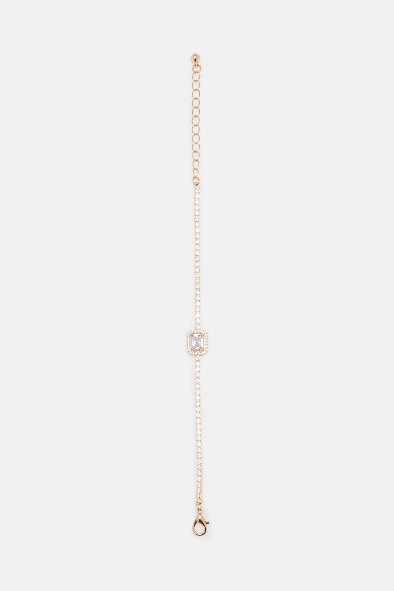 Too Pretty for You Bracelet - Clear/Gold sold by Fashion Nova product image thumbnail 3