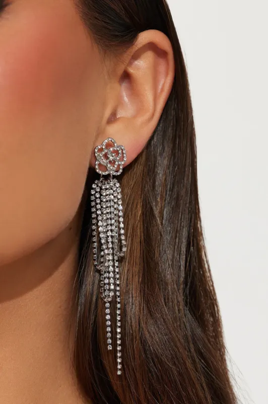 Your Favorite Date Earrings - Silver sold by Fashion Nova