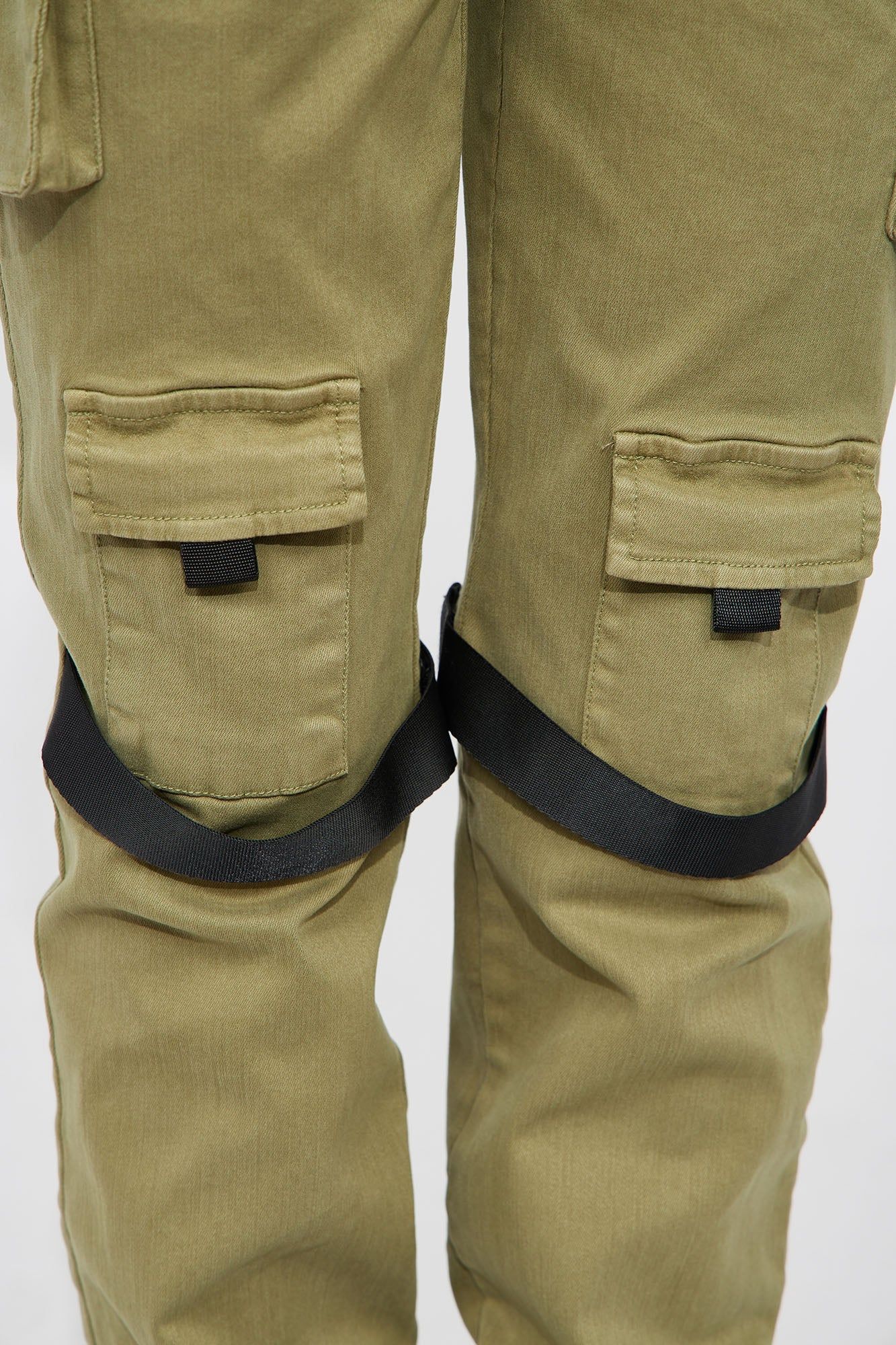 Mini Coolest Girl Cargo Jogger - Olive sold by Fashion Nova product image thumbnail 4