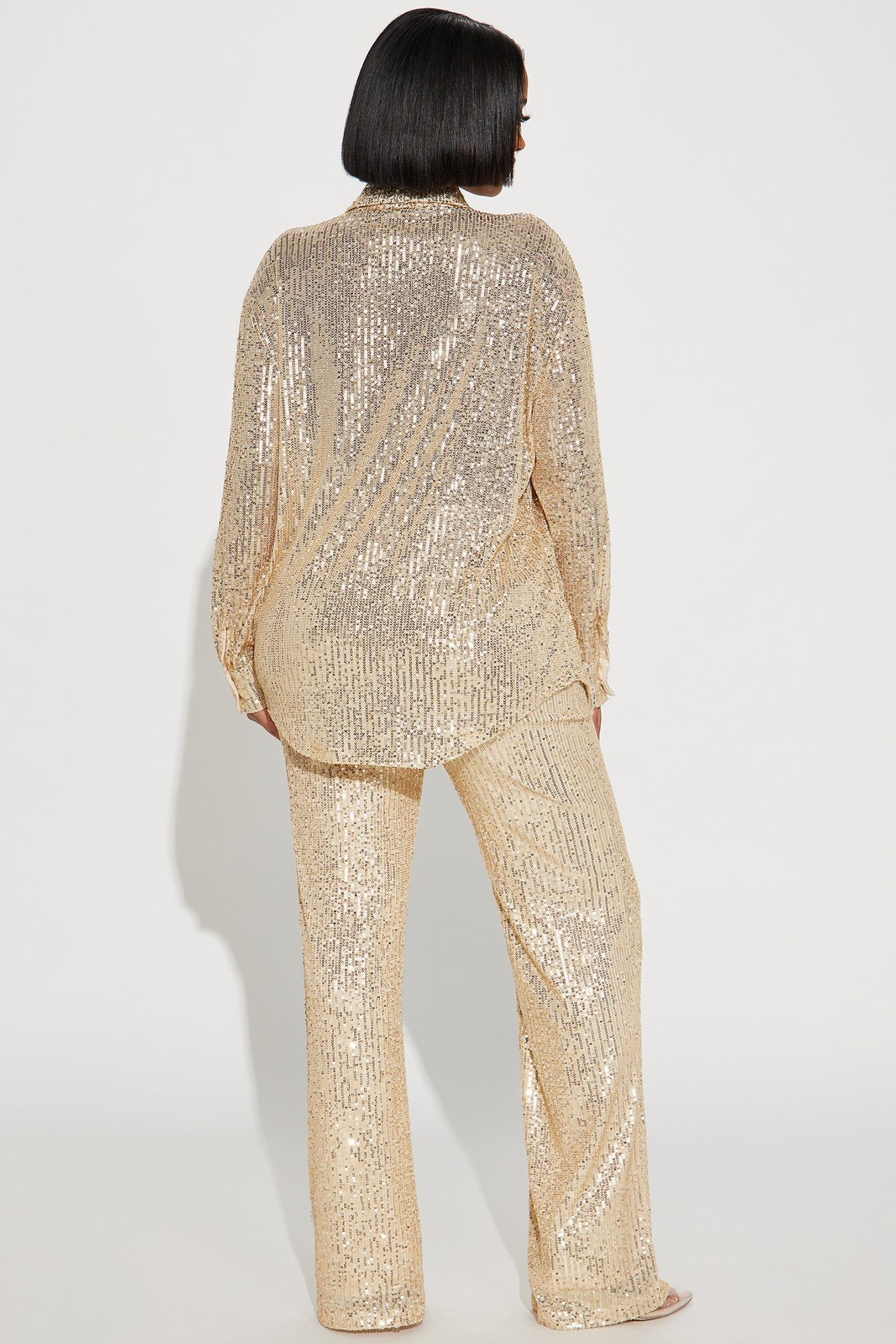 Sara Sequin Pant Set - Champagne sold by Fashion Nova product image thumbnail 3