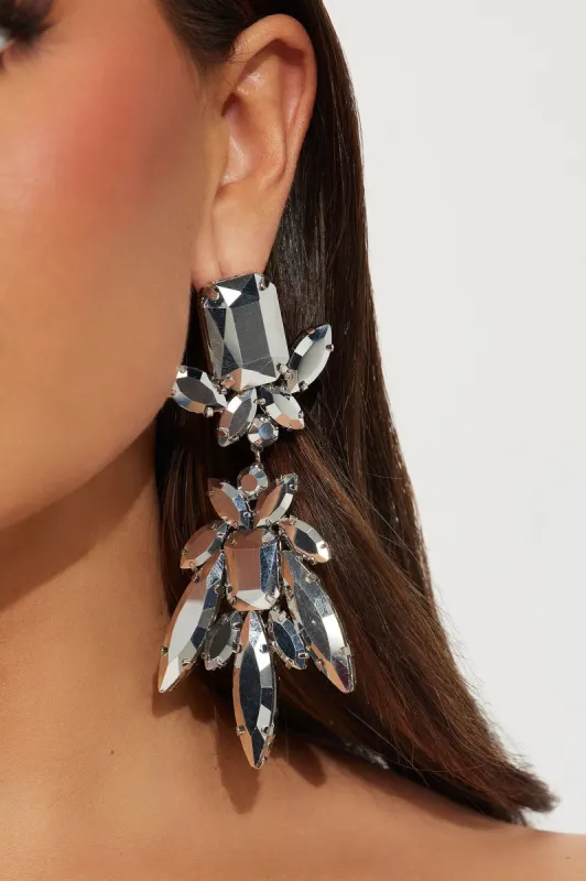 So You Say Earrings  - Silver sold by Fashion Nova