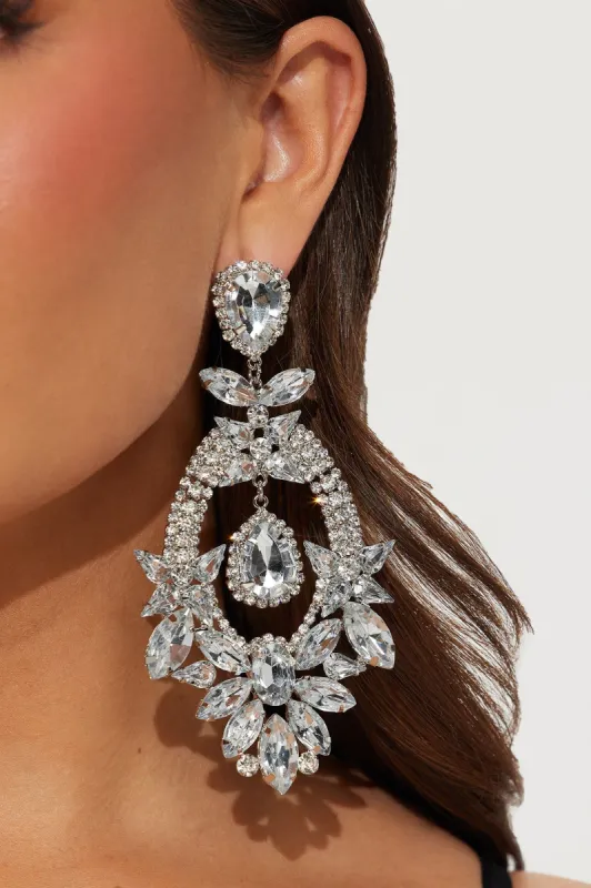 Came Out Winning Earrings - Silver sold by Fashion Nova