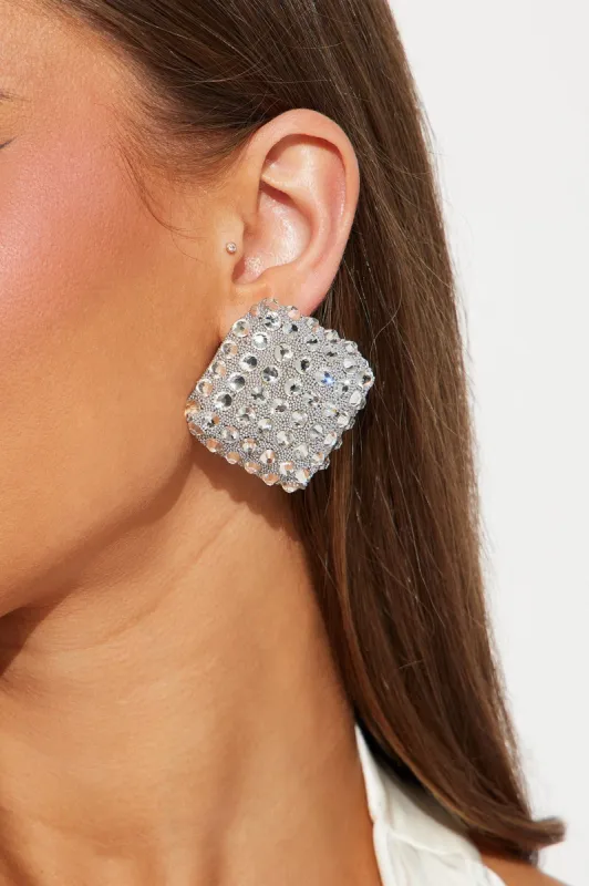 Dreamy Estate Earrings - Silver sold by Fashion Nova