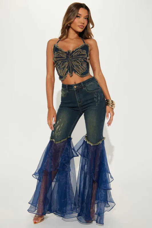 Optimistic Vibes Earrings - Silver/Purple sold by Fashion Nova