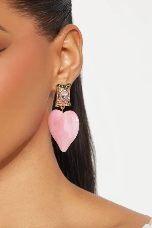 The Cutest Earrings - Pink sold by Fashion Nova