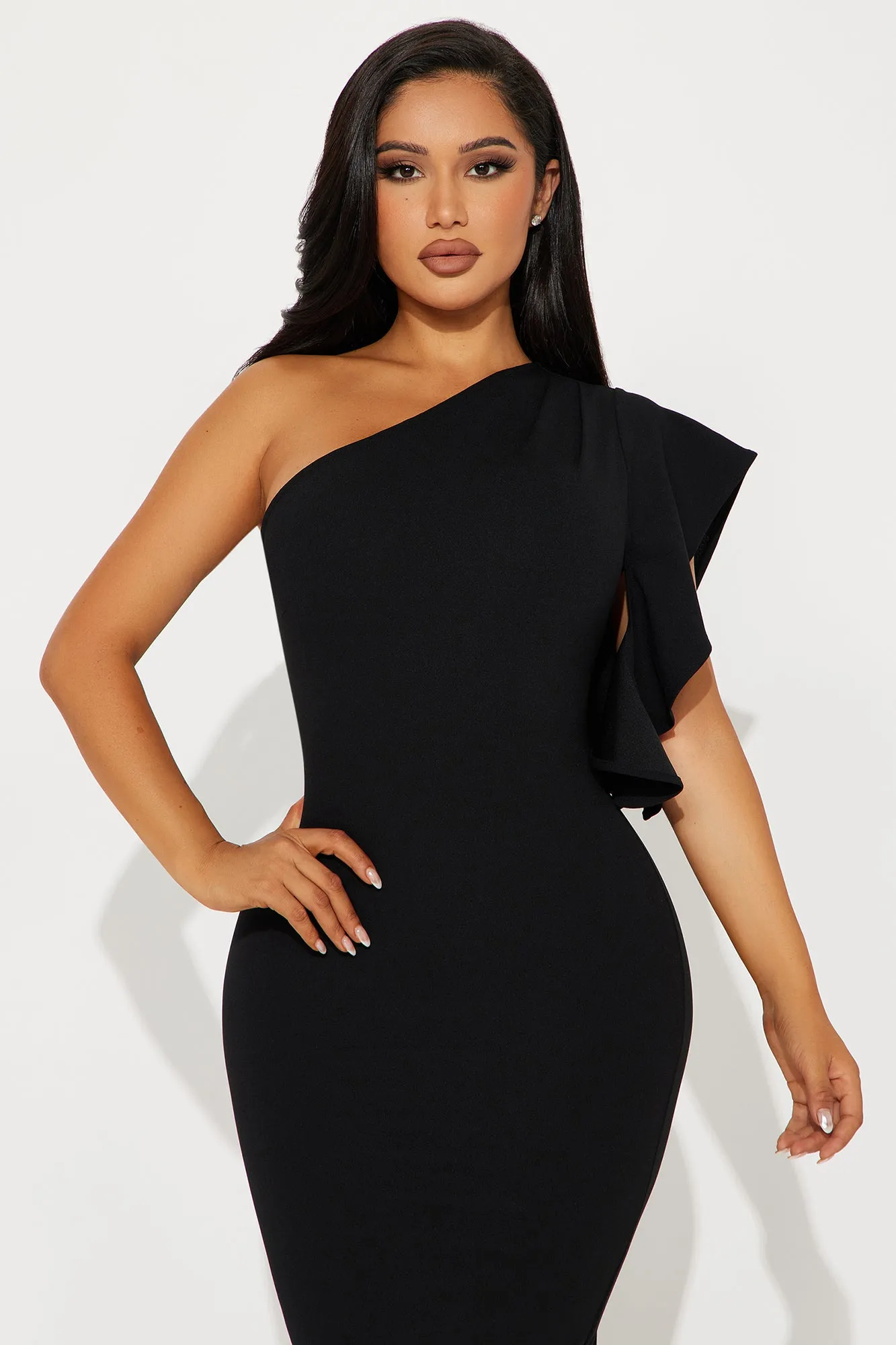 See You At The Yacht Club Midi Dress - Black sold by Fashion Nova product image thumbnail 2
